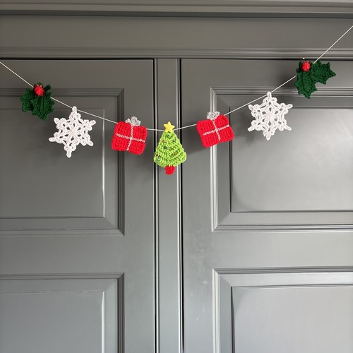 Christmas bunting garland - bunting,