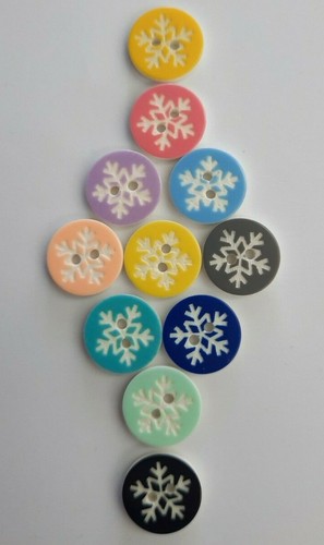 Snowflake buttons christmas - snowflake,