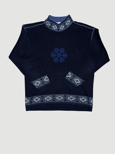 Retro nordic snowflake - retro,