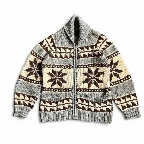 Mens vintage cowichan grey - cowichan,