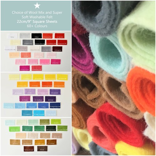 Craft felt wool mix - |, soft