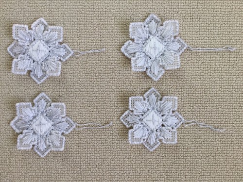 Handcrafted snowflake - 4,